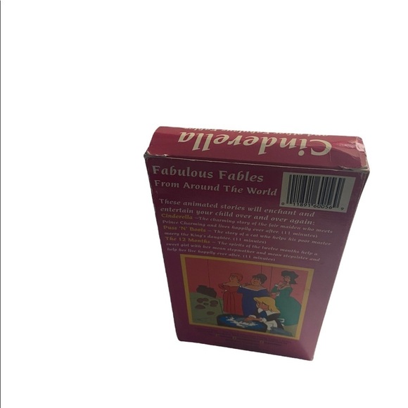 Cinderella & Fabulous Fables VHS – 1991 Vintage | Tested & Working - Picture 5 of 8